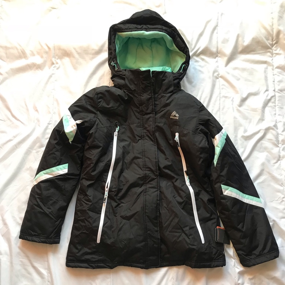 ❌SOLD❌ Black & Mint Winter Jacket